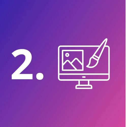 Illustration de maquettes de site web sur un écran d'ordinateur